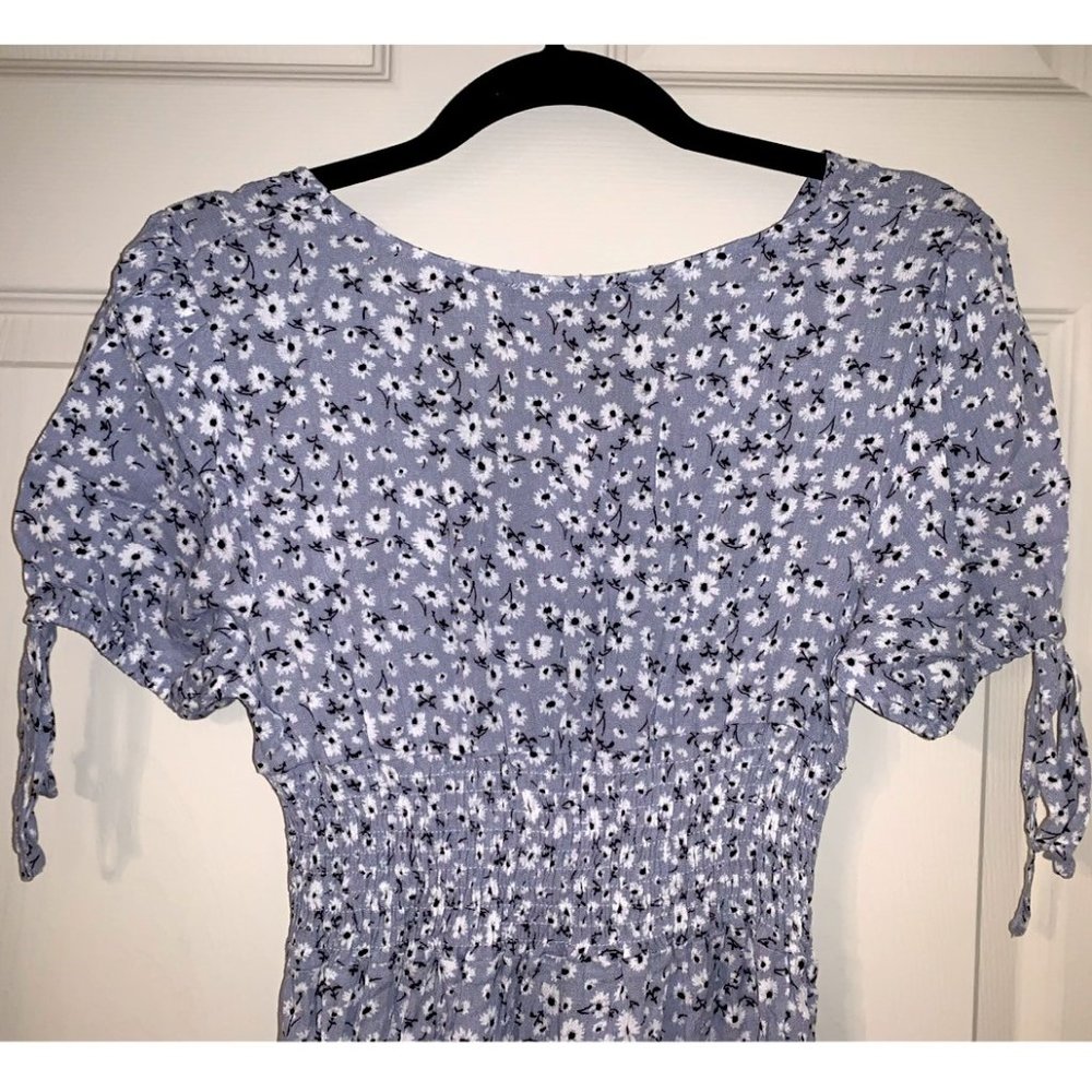 Grace Vines - NWT - Small - Floral Smocked A-Line Midi Dress